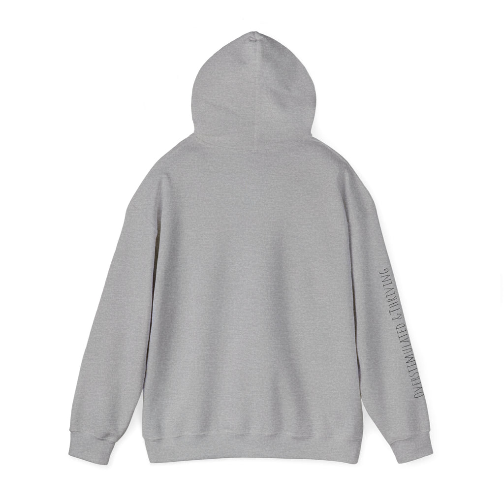 Hoodie — "Survived Another Group Chat" Funny Skull Graphic Hoodie
