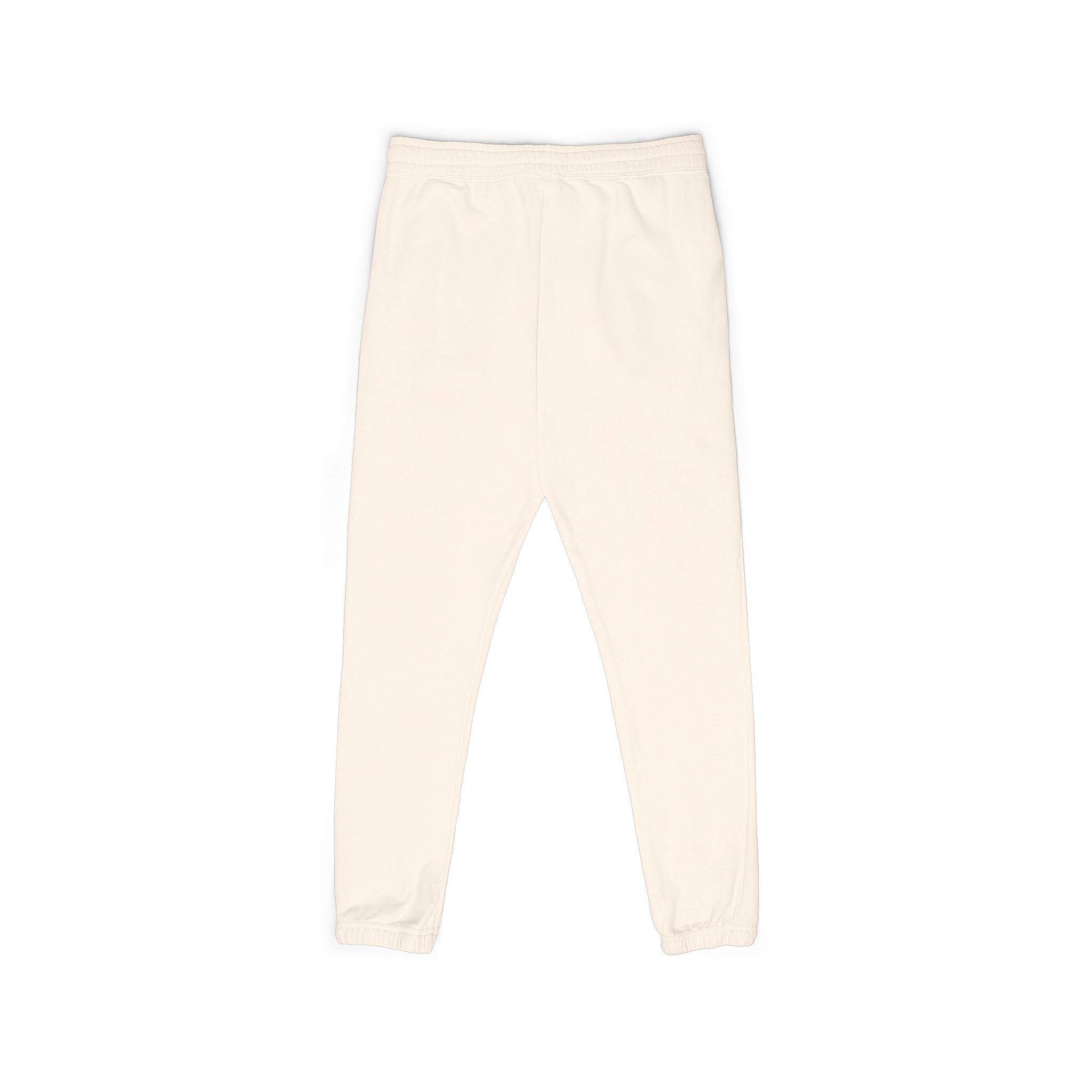 Emberstone Vertical Script Joggers — Garment-Dyed Fleece Sweatpants