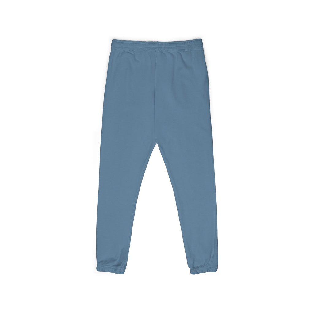 Emberstone Vertical Script Joggers — Garment-Dyed Fleece Sweatpants