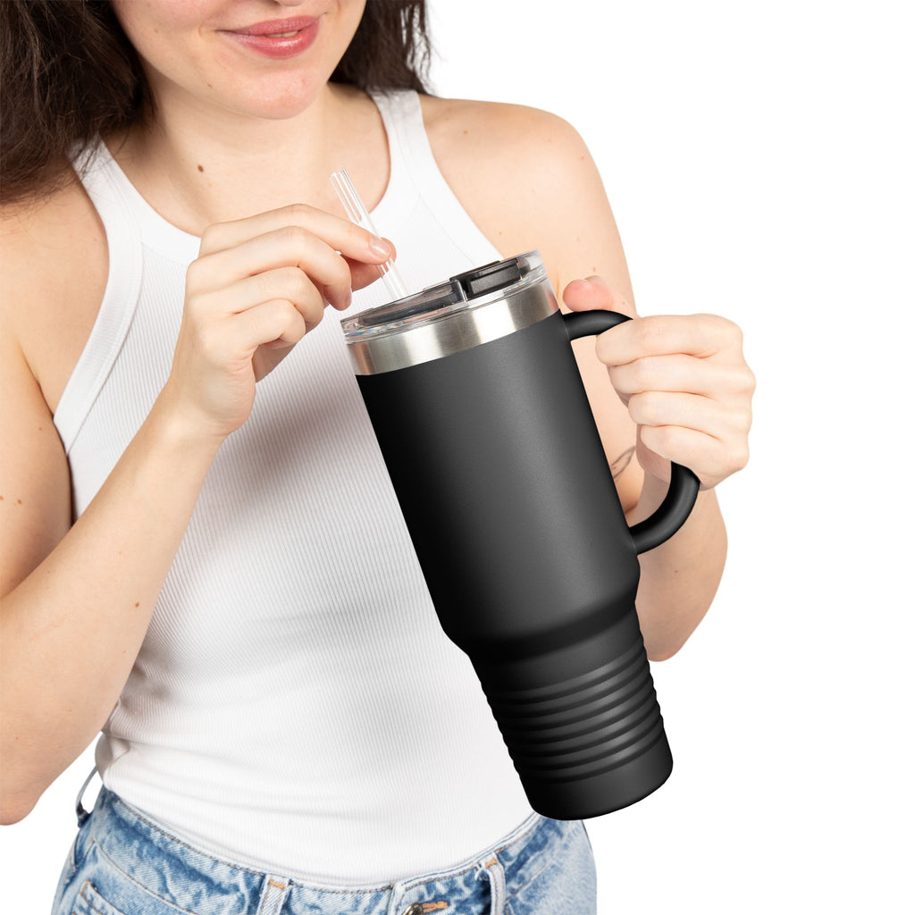 Insulated Travel Mug, 40oz- "Currently Surviving"