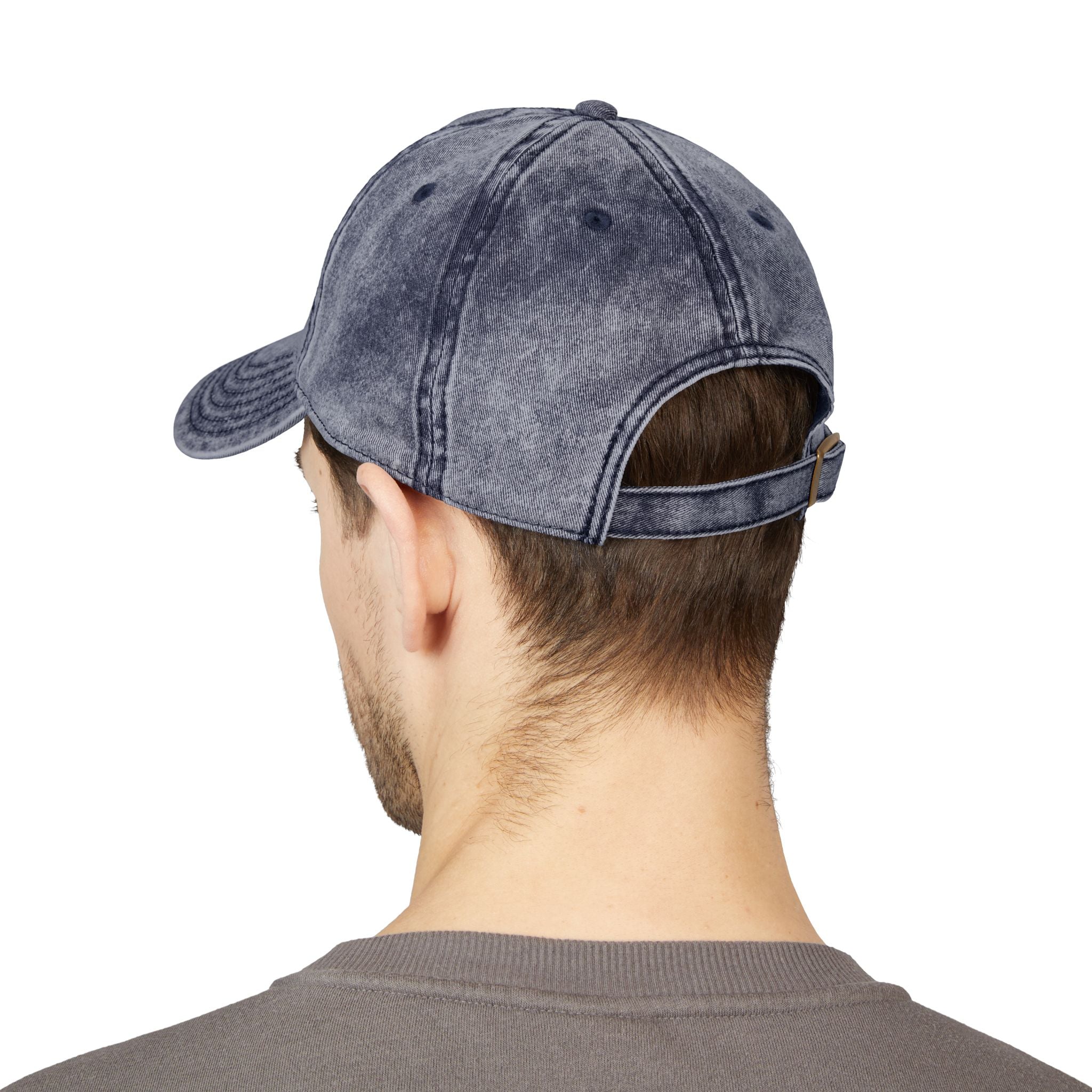 Vintage Embroidered Cap — "Don't Care" Distressed Baseball Hat