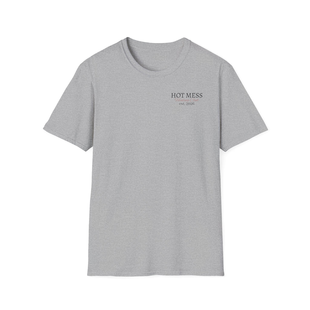 Hot Mess Est. 2026 Tee — Minimal Chest Logo Casual T‑Shirt