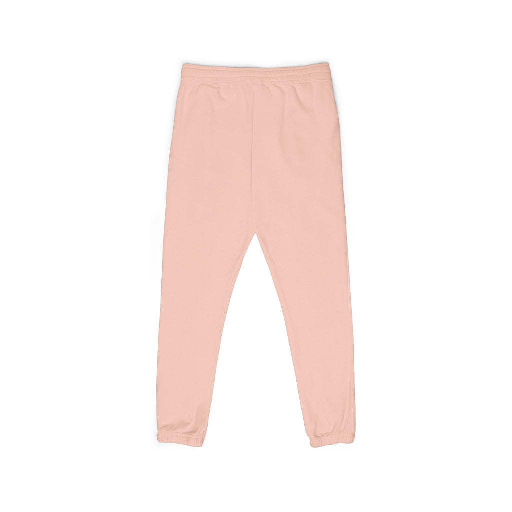 Emberstone Vertical Script Joggers — Garment-Dyed Fleece Sweatpants
