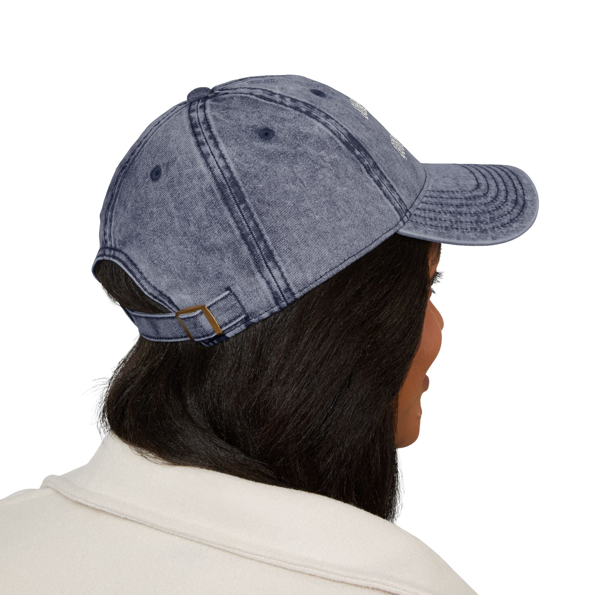 Vintage Embroidered Cap — 'Surviving on Caffeine, Sarcasm & Questionable Choices'