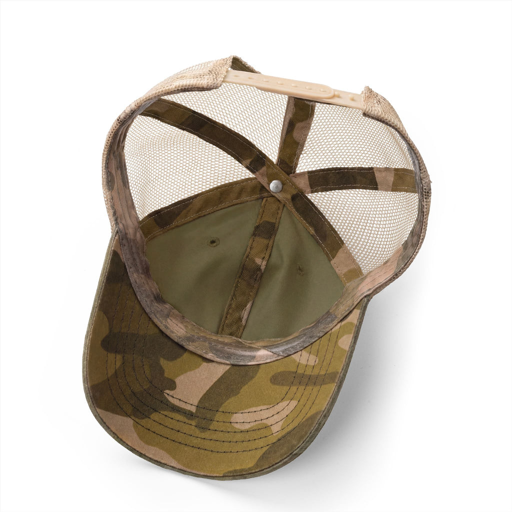 "TIRED & FERAL" Women's Washed Mesh-Back Cap