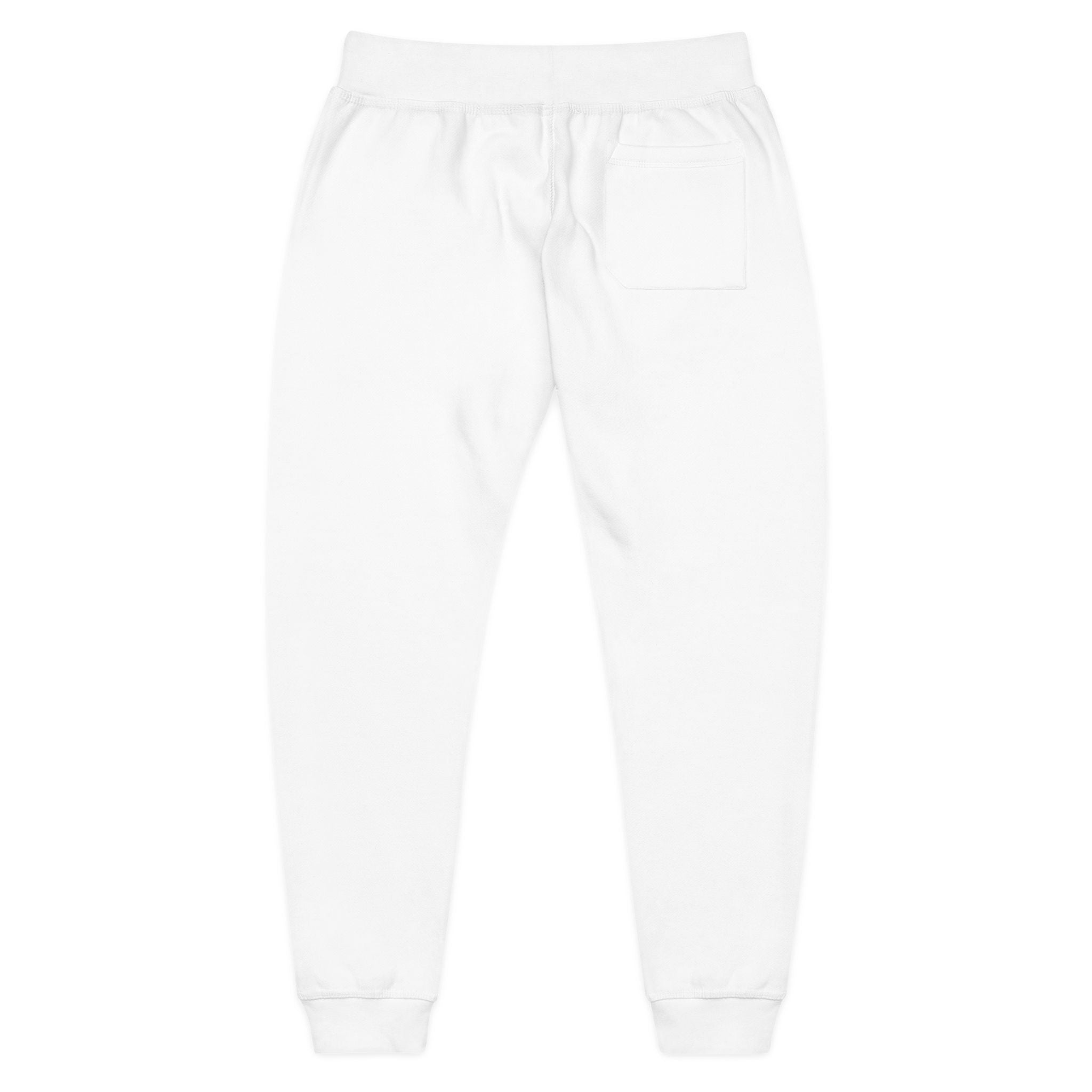 Embroidered Cozy Sweatpants – Minimal Logo Floral Circle Accent