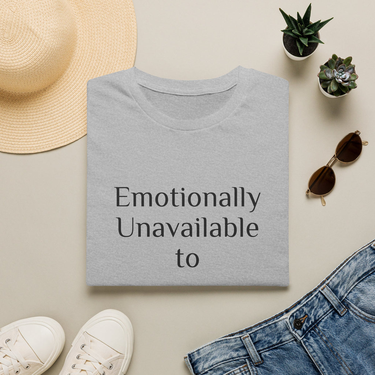Emotionally Unavailable to Bullshit T-Shirt — Funny Sarcastic Graphic Tee