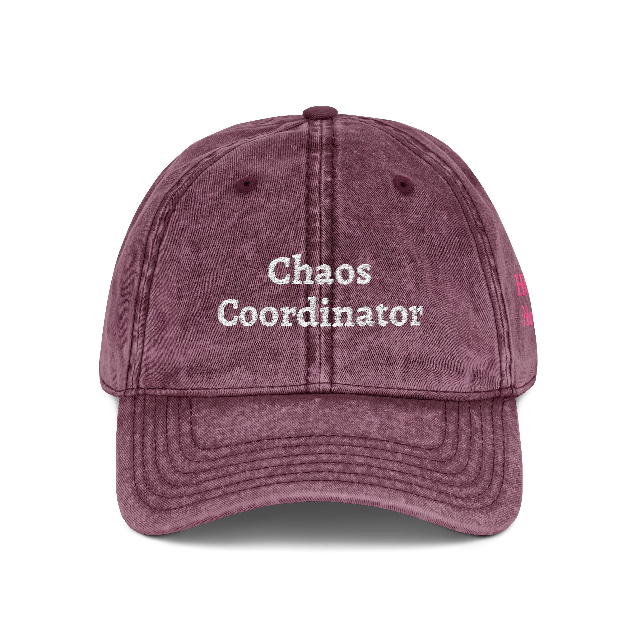 Chaos Coordinator Vintage Embroidered Cap