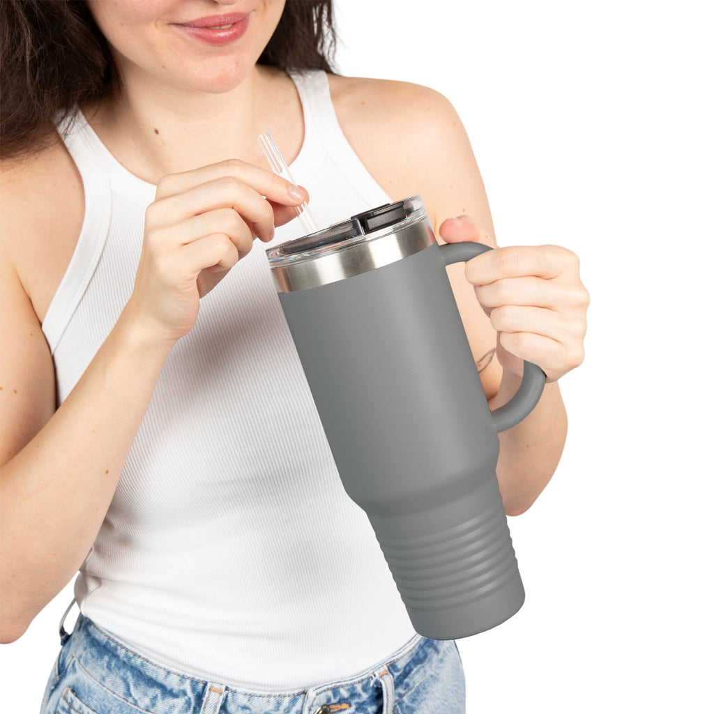 Insulated Travel Mug, 40oz- "Currently Surviving"