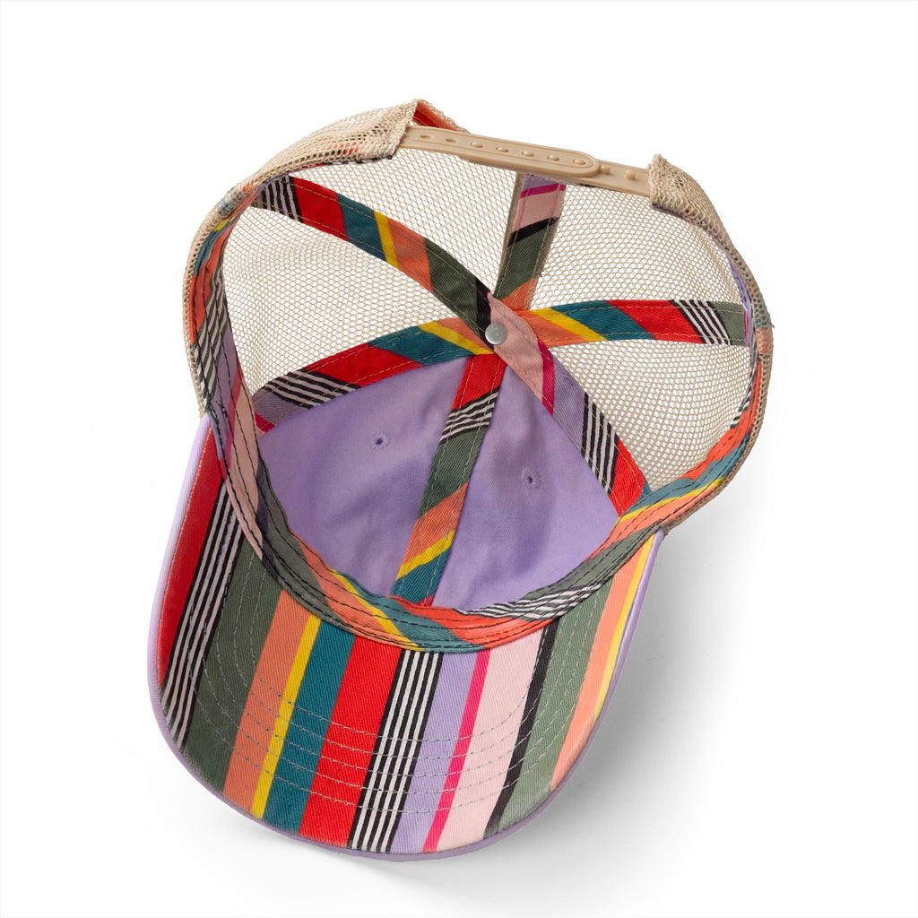 "TIRED & FERAL" Women's Washed Mesh-Back Cap