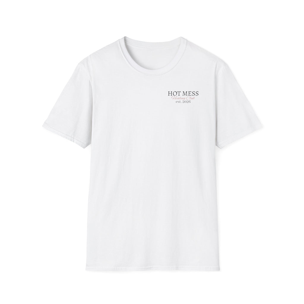 Hot Mess Est. 2026 Tee — Minimal Chest Logo Casual T‑Shirt