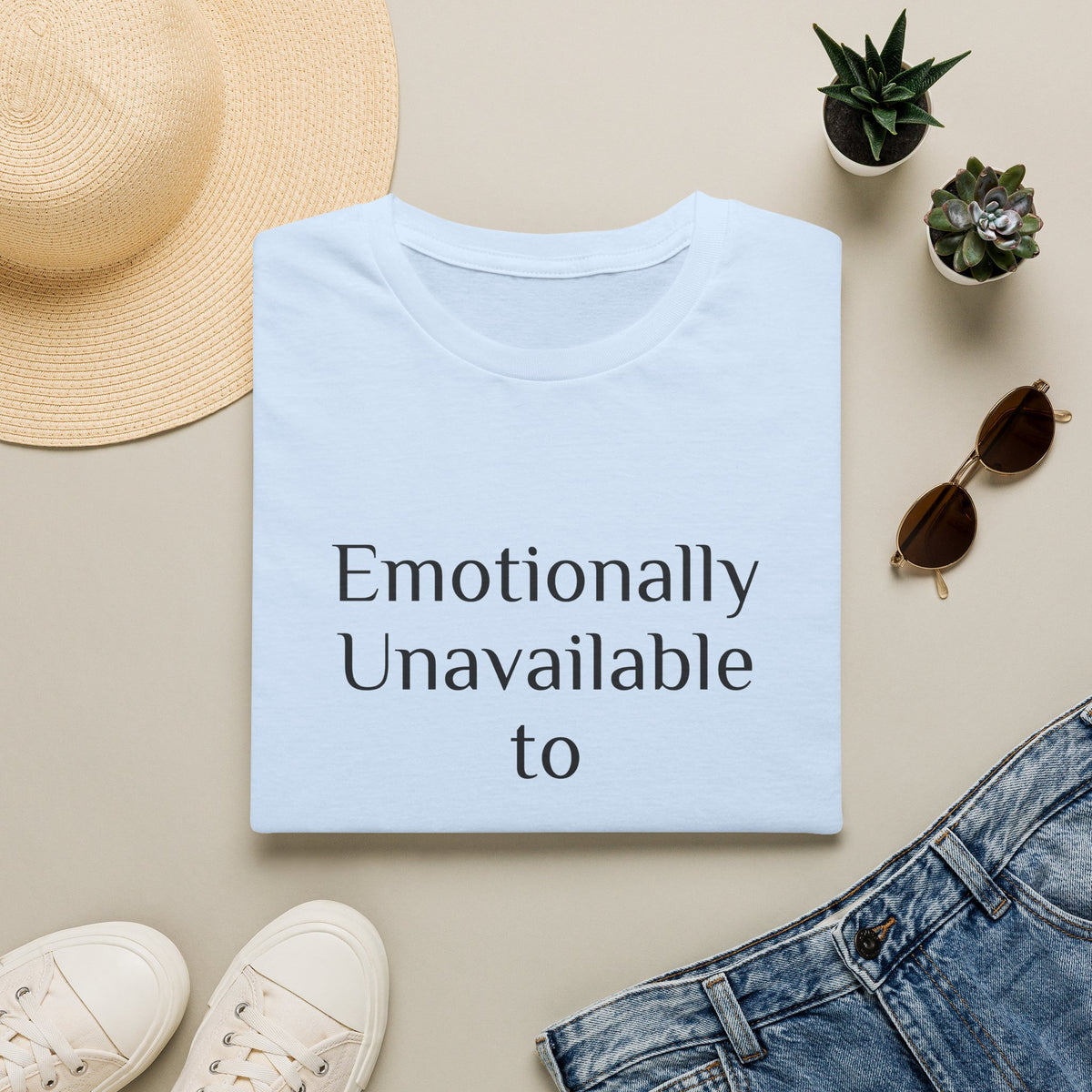 Emotionally Unavailable to Bullshit T-Shirt — Funny Sarcastic Graphic Tee