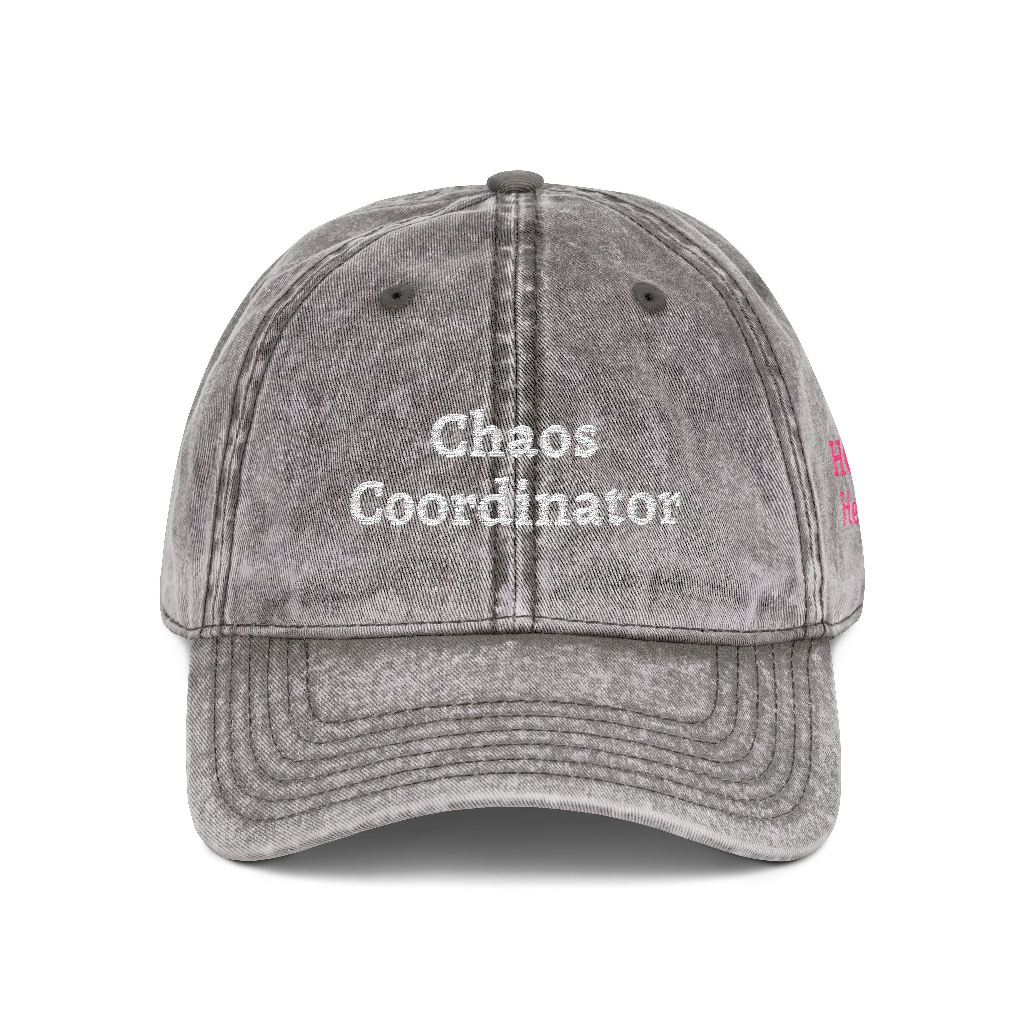 Chaos Coordinator Vintage Embroidered Cap