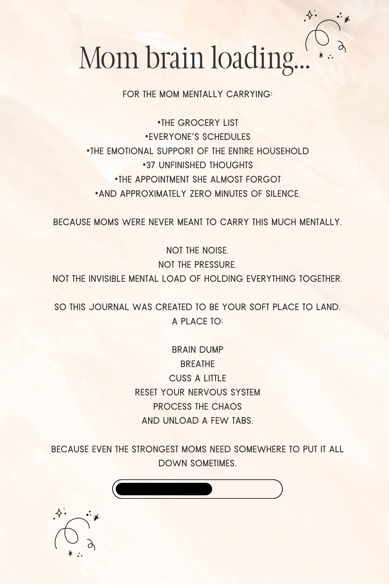 Mom Brain Loading... The Ultimate Journal For Every Overstimulated Mom