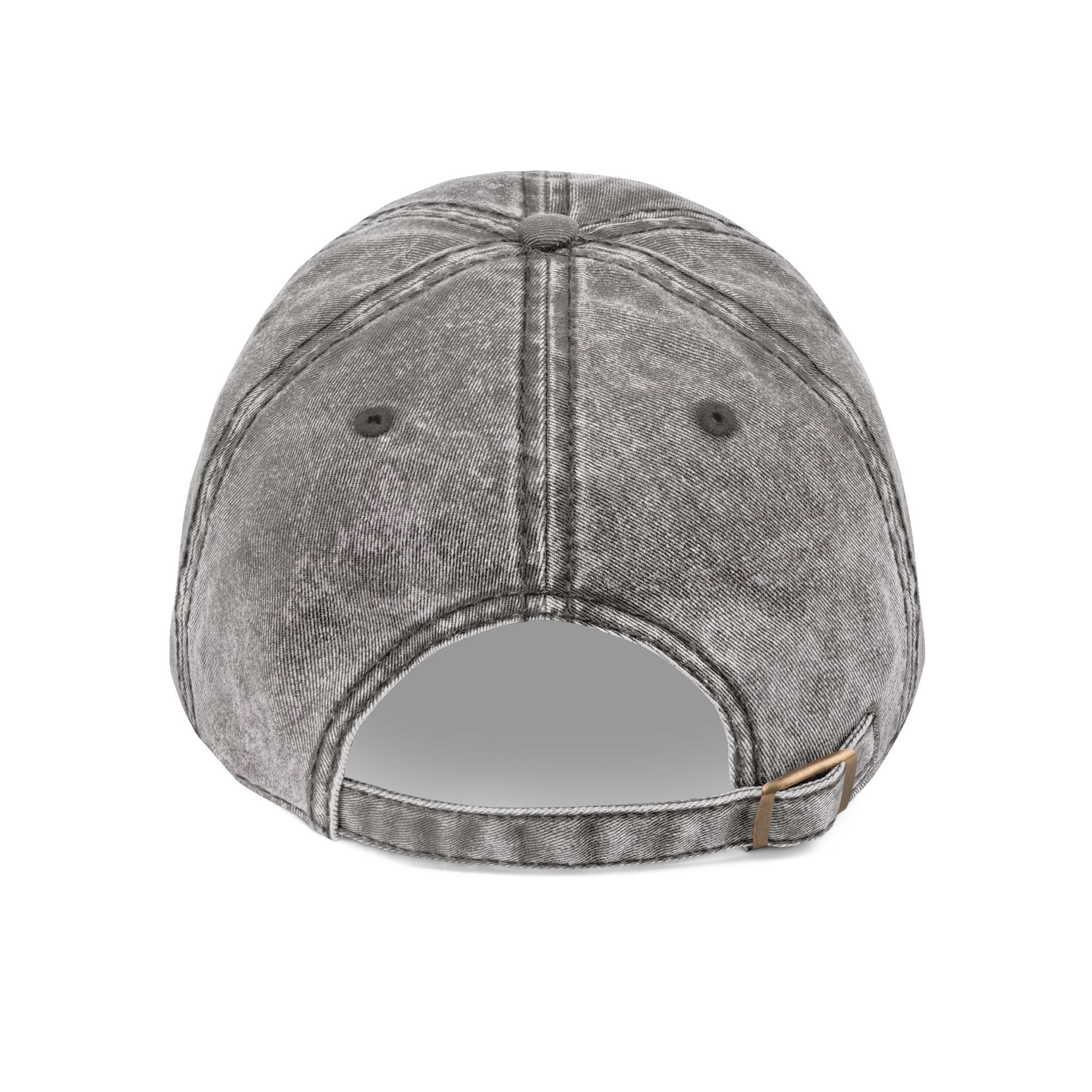 Vintage Embroidered Cap — "Don't Care" Distressed Baseball Hat