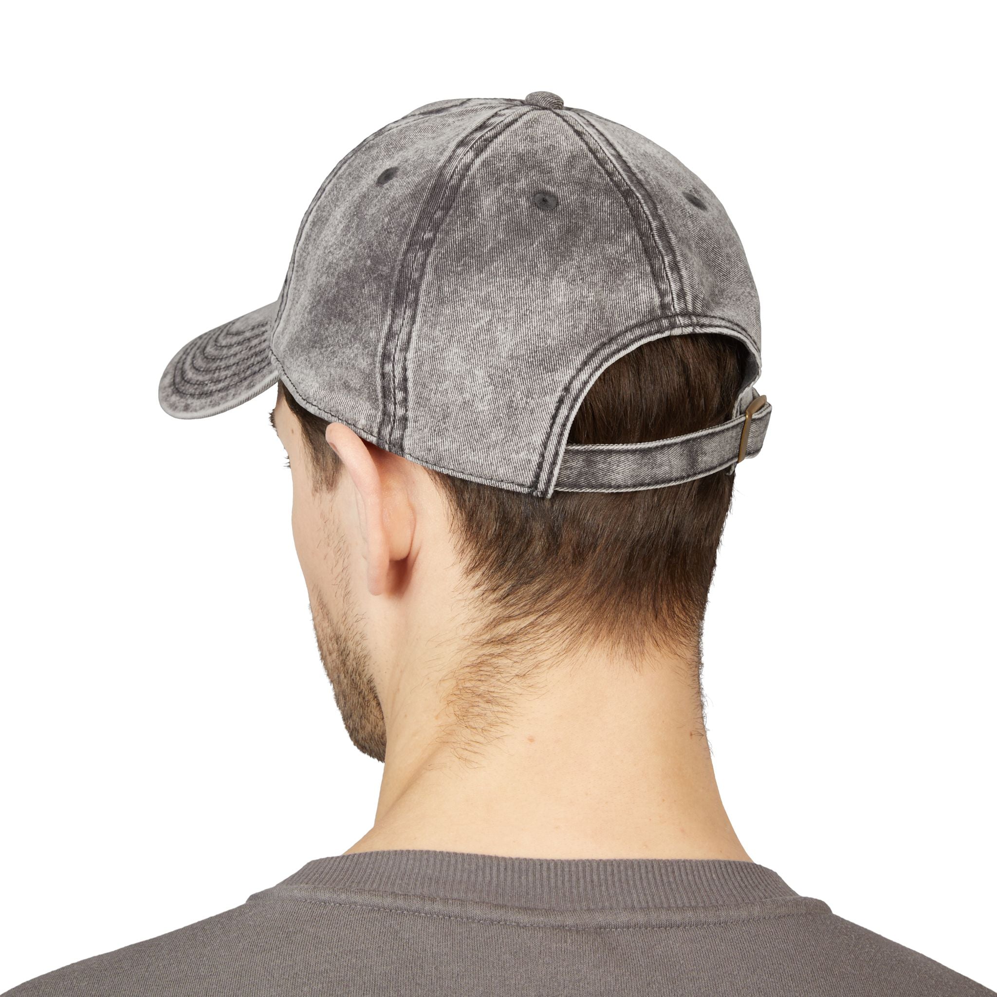 Vintage Embroidered Cap — "Don't Care" Distressed Baseball Hat