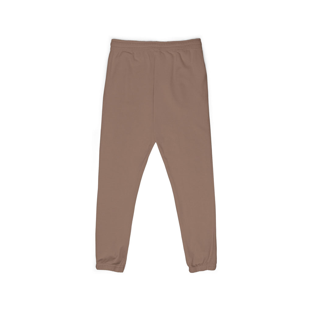 Emberstone Vertical Script Joggers — Garment-Dyed Fleece Sweatpants