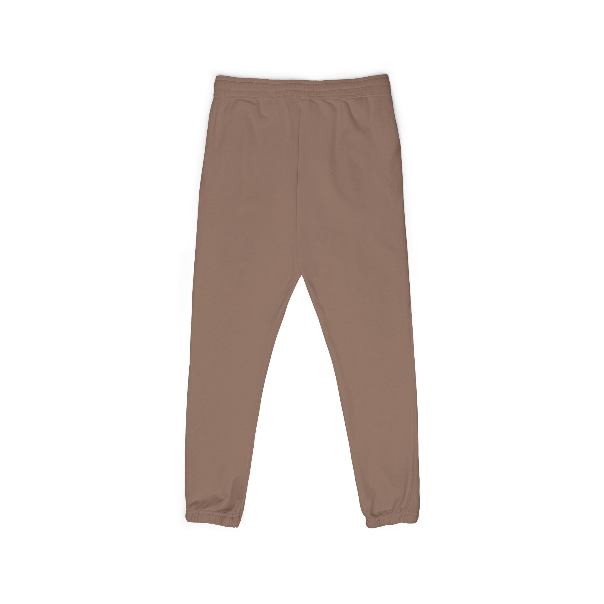 Emberstone Vertical Script Joggers — Garment-Dyed Fleece Sweatpants