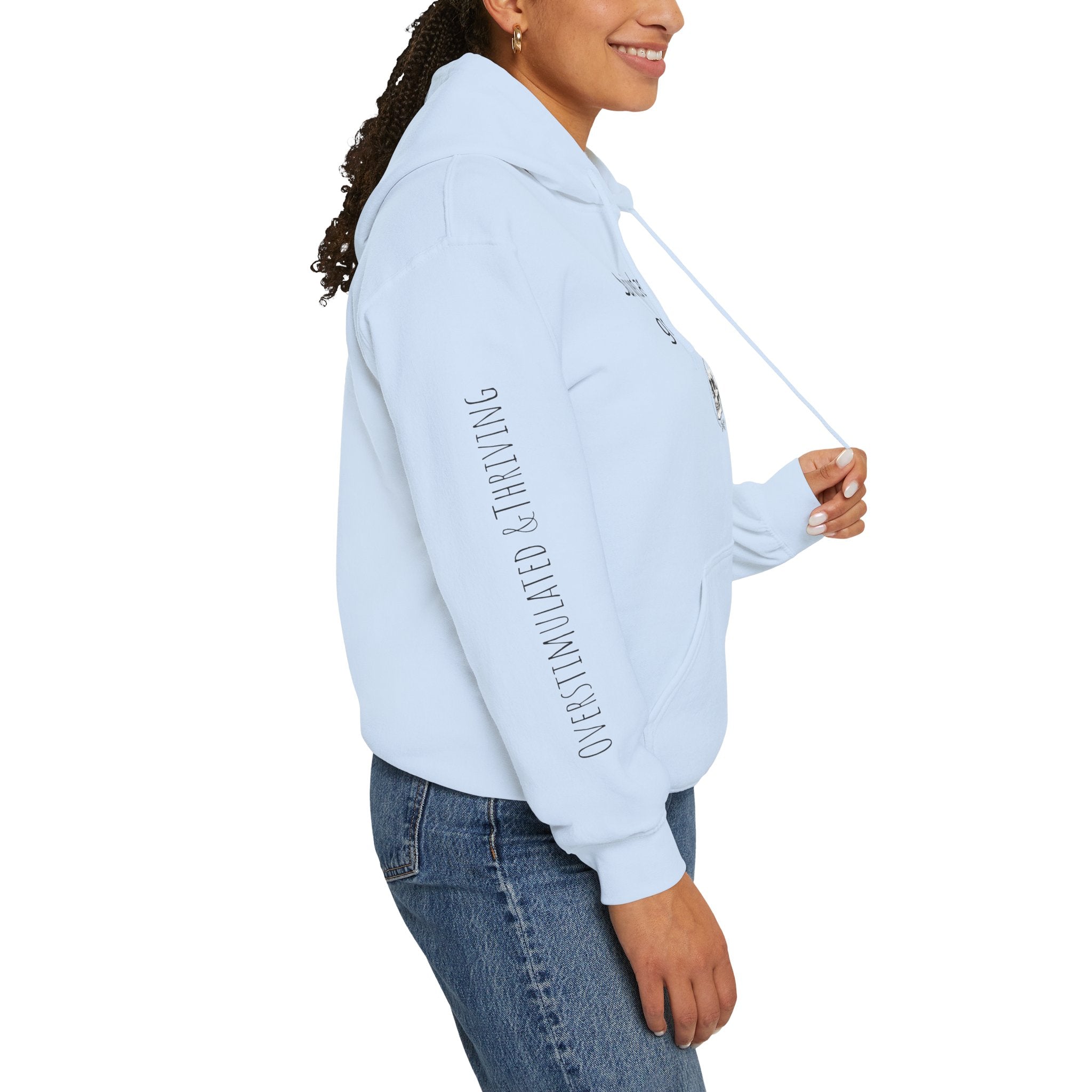 Hoodie — "Survived Another Group Chat" Funny Skull Graphic Hoodie