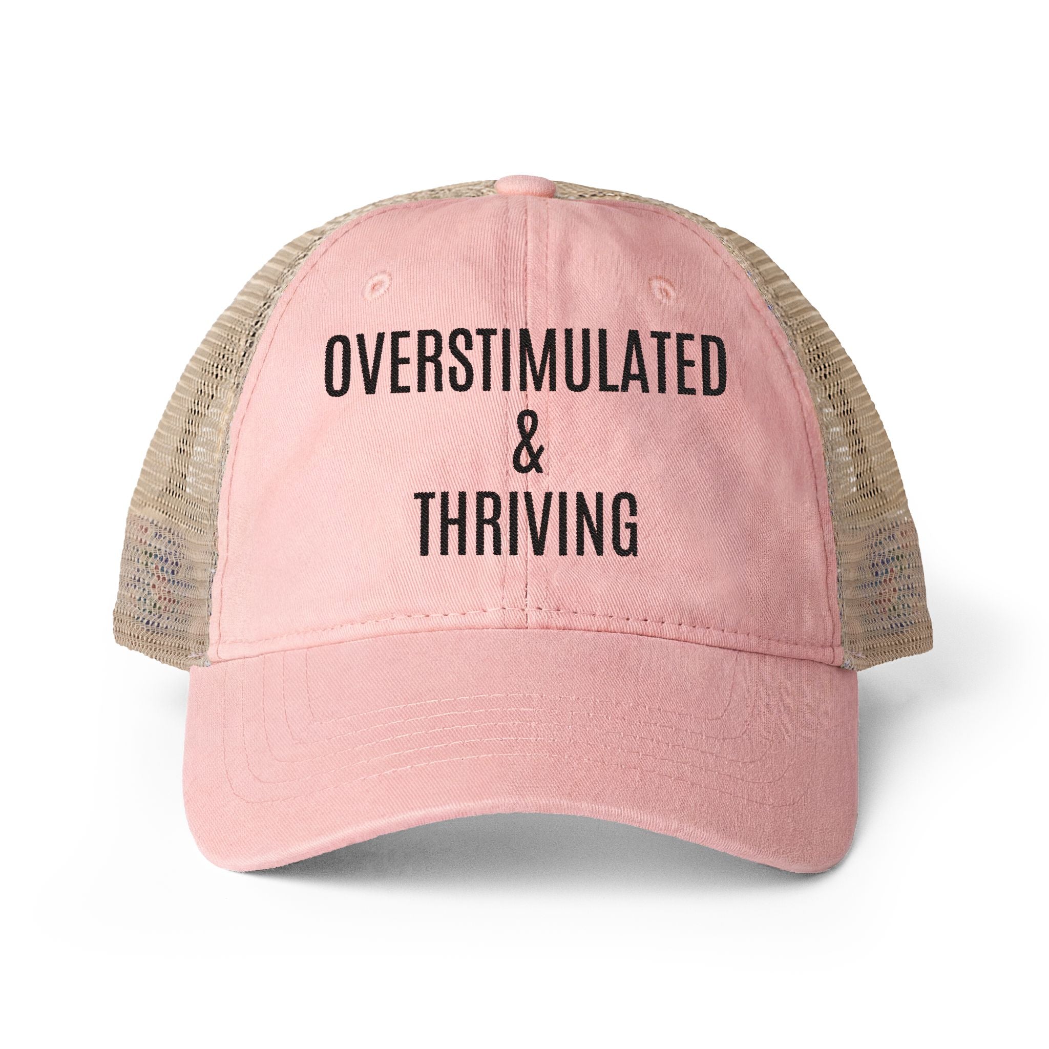 Women's Washed Mesh-Back Cap