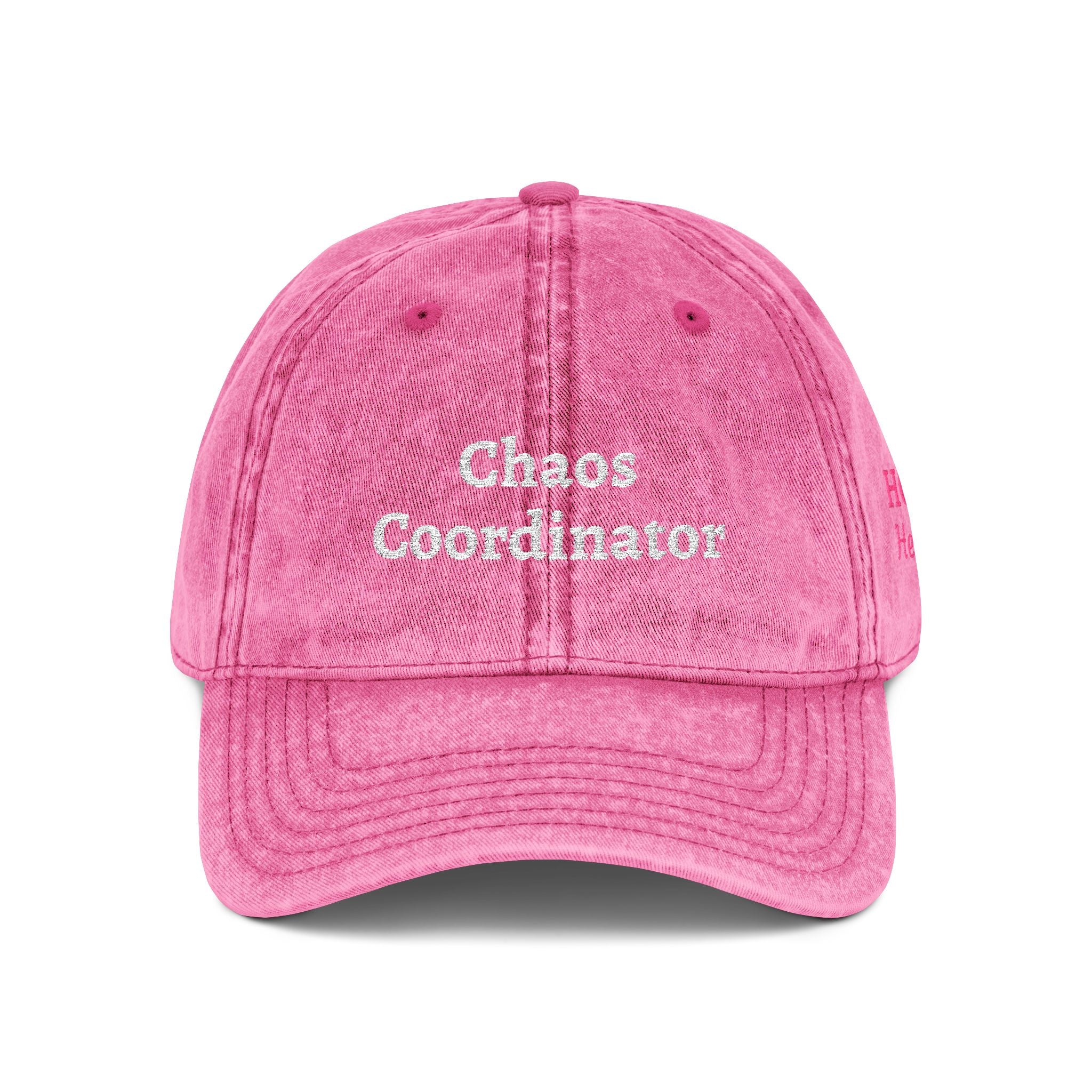 Chaos Coordinator Vintage Embroidered Cap