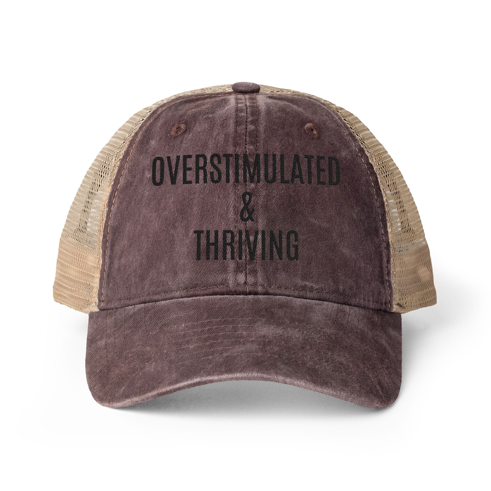 Women's Washed Mesh-Back Cap