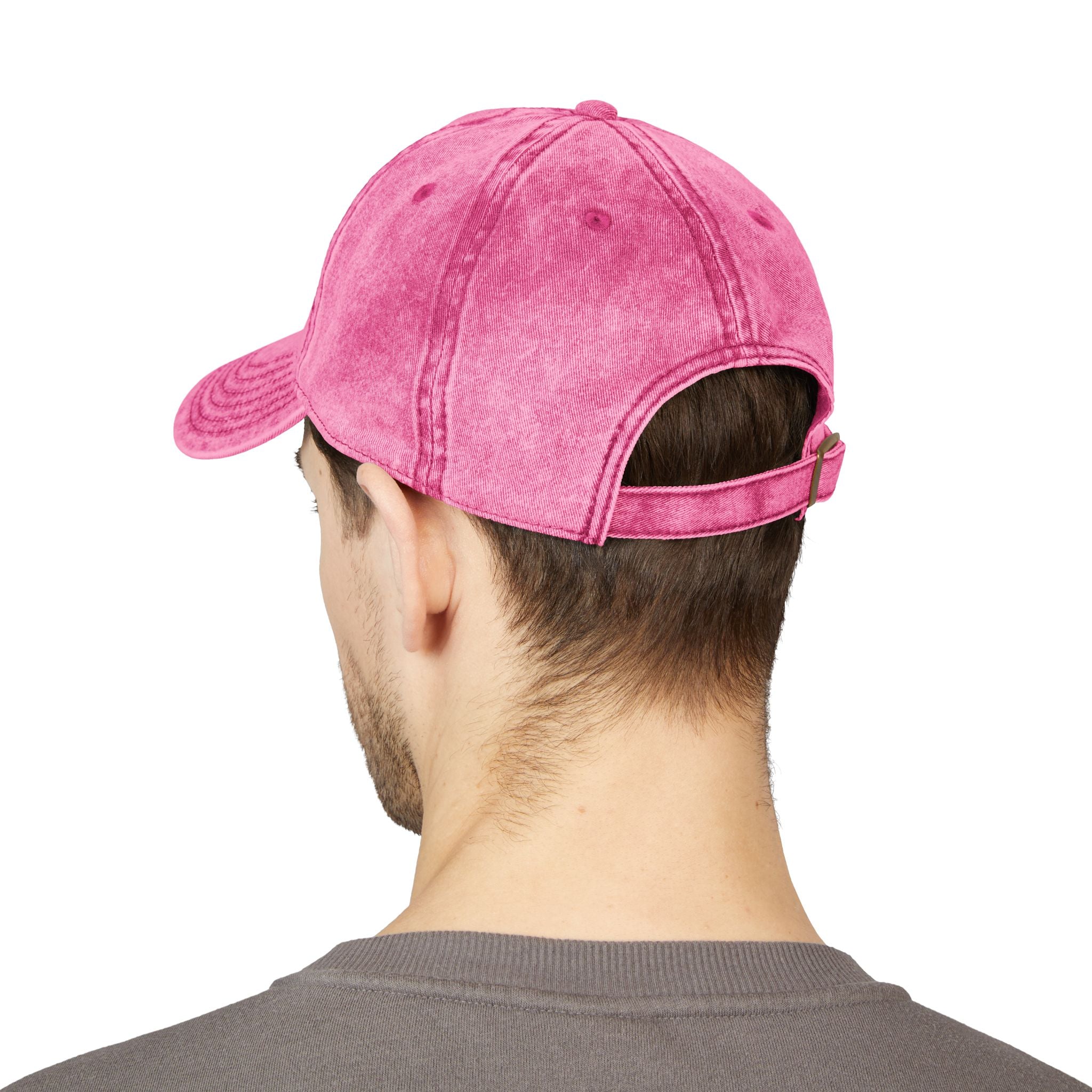 Vintage Embroidered Cap — "Don't Care" Distressed Baseball Hat