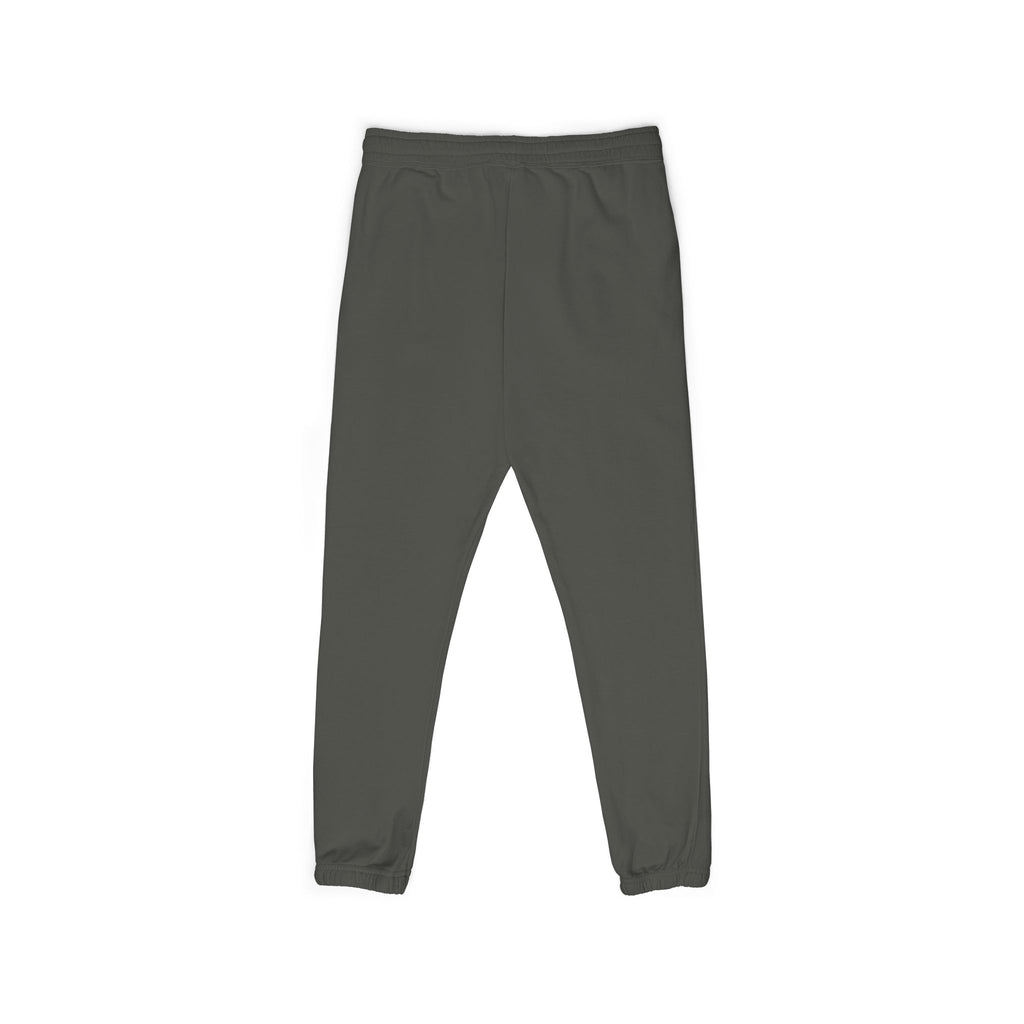 Emberstone Vertical Script Joggers — Garment-Dyed Fleece Sweatpants