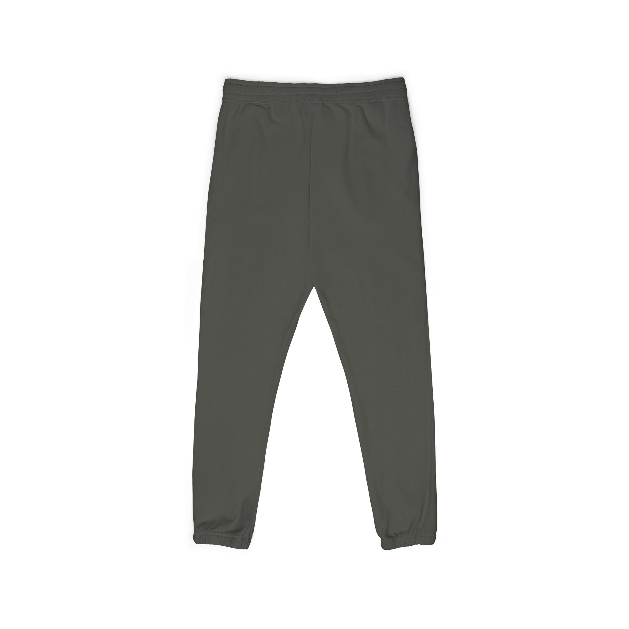 Emberstone Vertical Script Joggers — Garment-Dyed Fleece Sweatpants