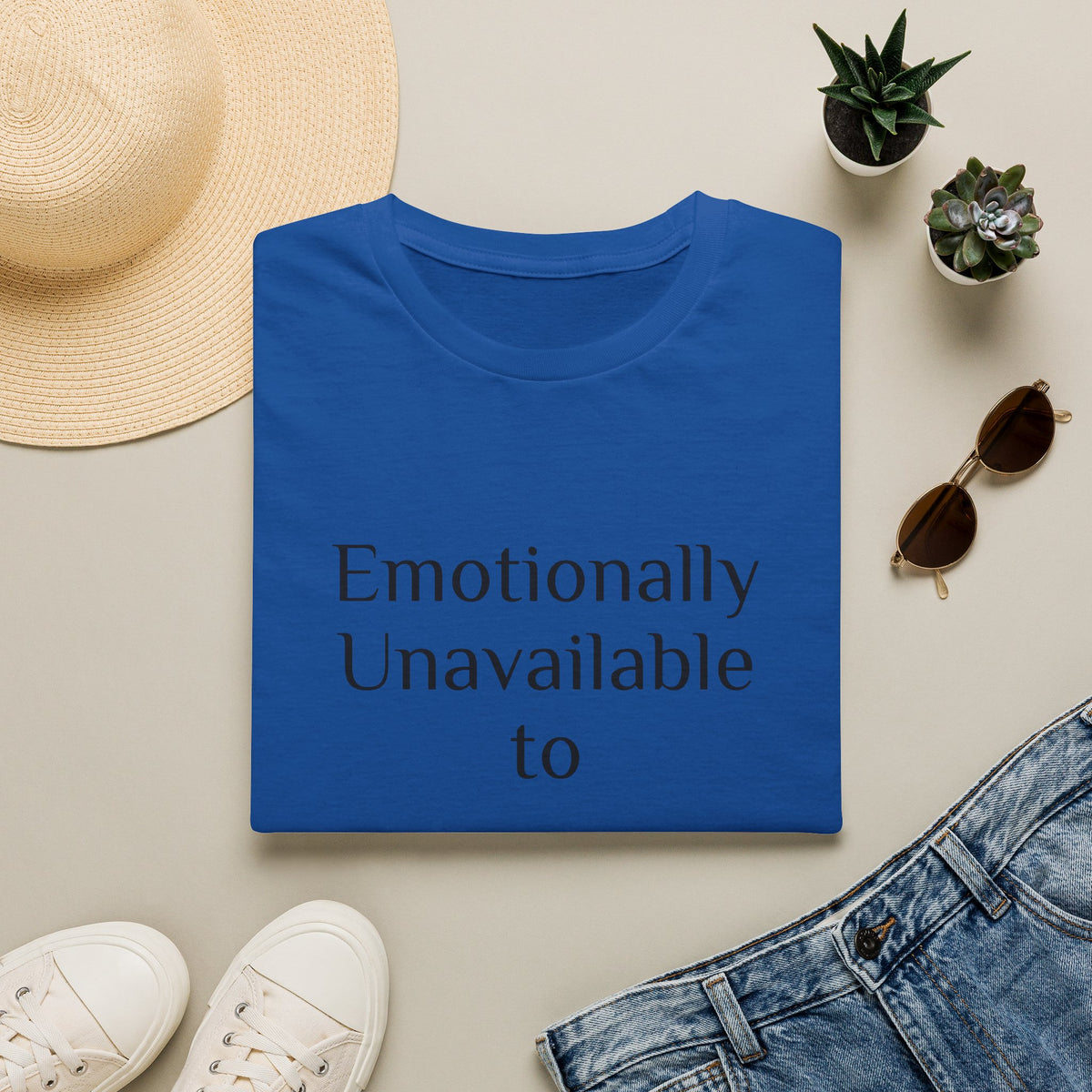 Emotionally Unavailable to Bullshit T-Shirt — Funny Sarcastic Graphic Tee