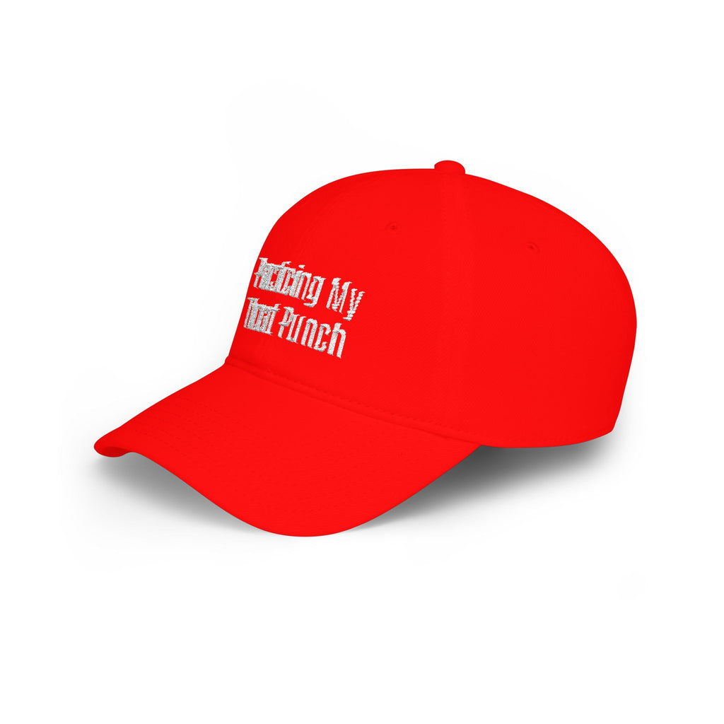 Practicing My Throat Punch Baseball Cap — Funny Low Profile Hat