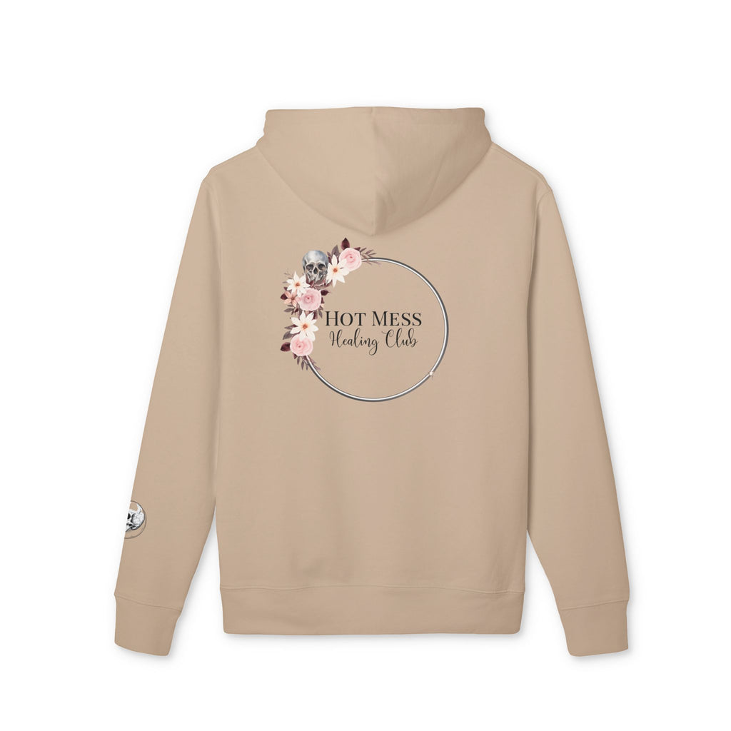 Hoodie — "This Mama Runs on Caffeine & Sarcasm" Floral Skull Hoodie