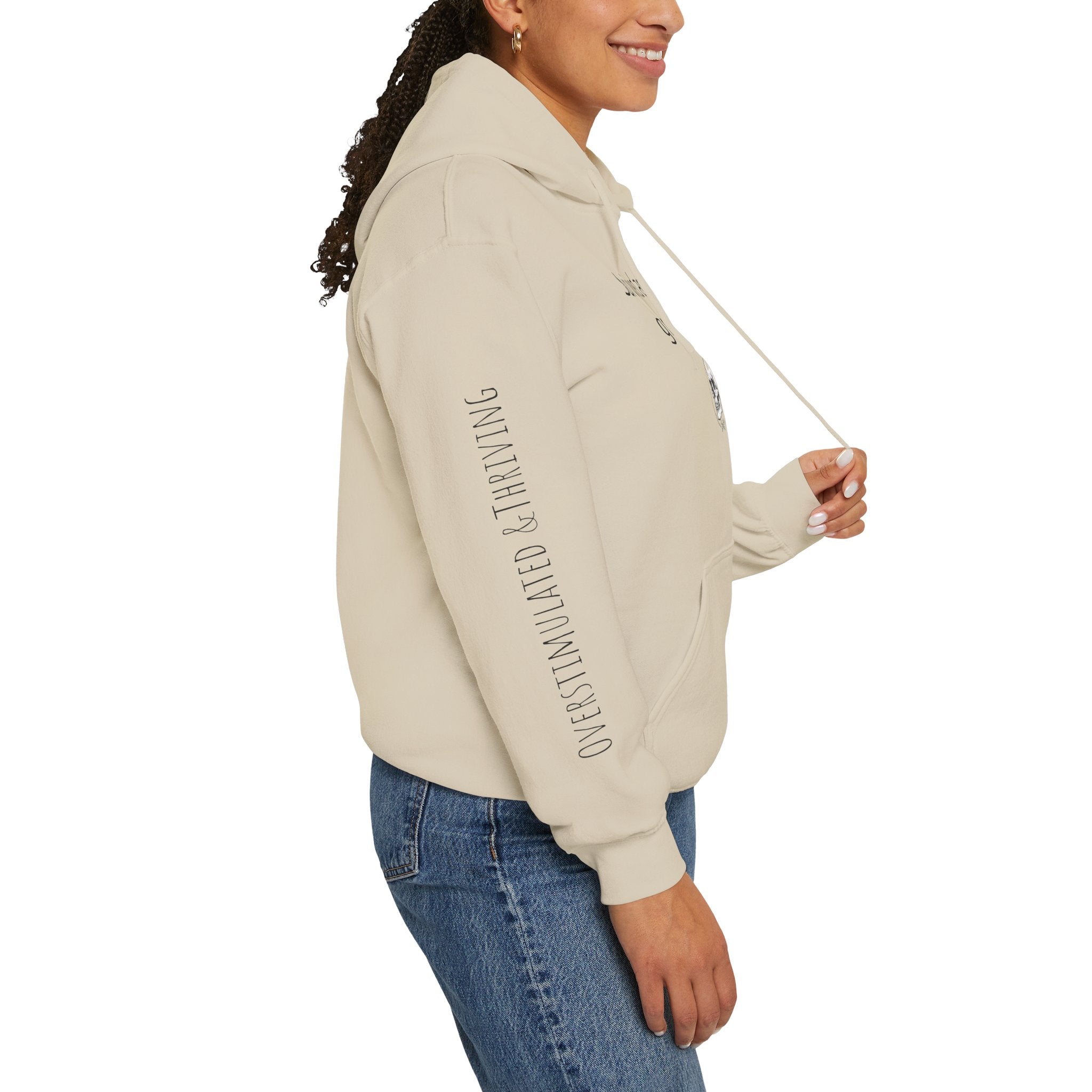 Hoodie — "Survived Another Group Chat" Funny Skull Graphic Hoodie