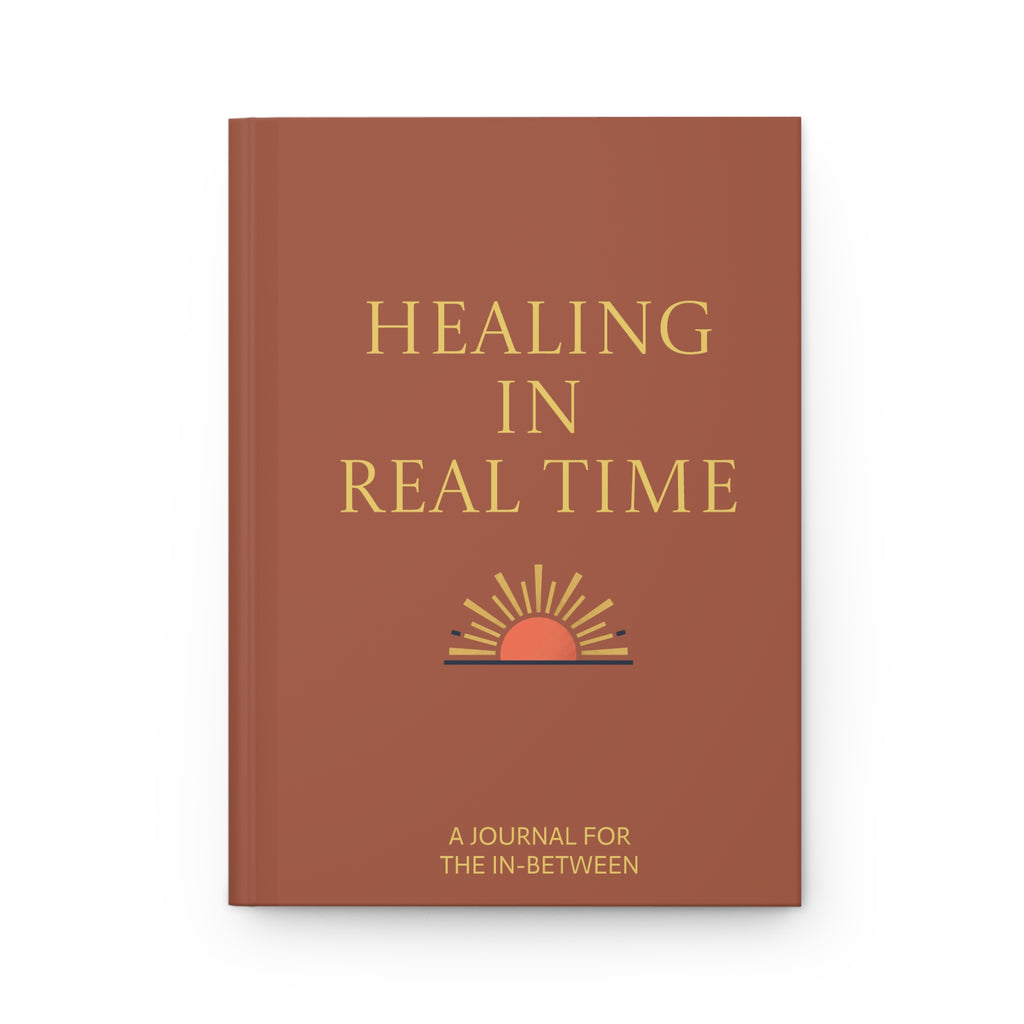 Healing in Real Time Hardcover Journal — 'Hot Mess Healing Club' Self-Care Notebook