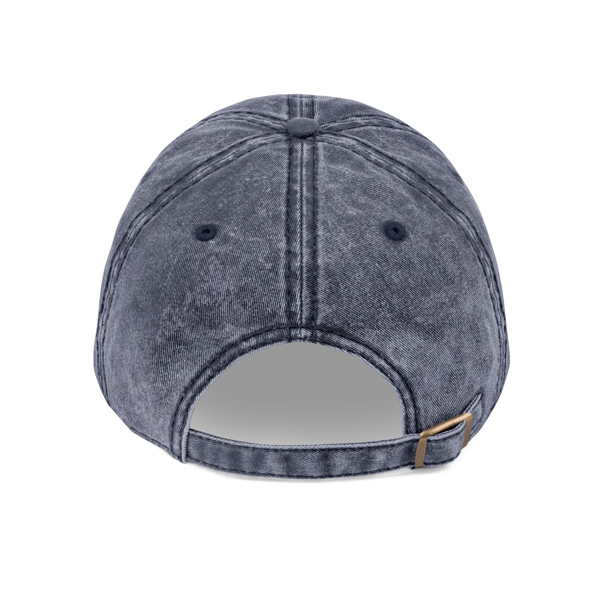 Vintage Embroidered Cap — "Don't Care" Distressed Baseball Hat