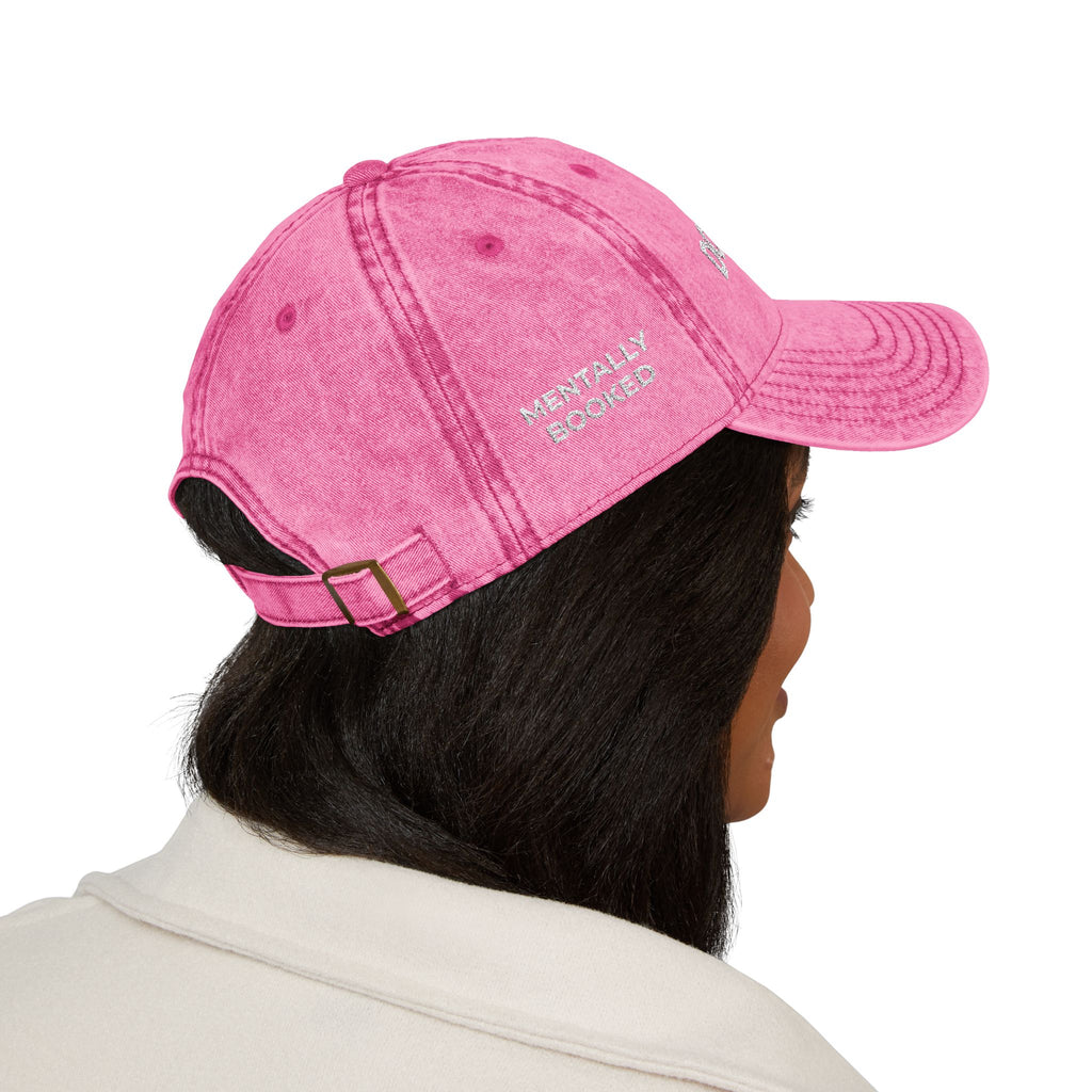 Vintage Embroidered Cap — "Don't Care" Distressed Baseball Hat