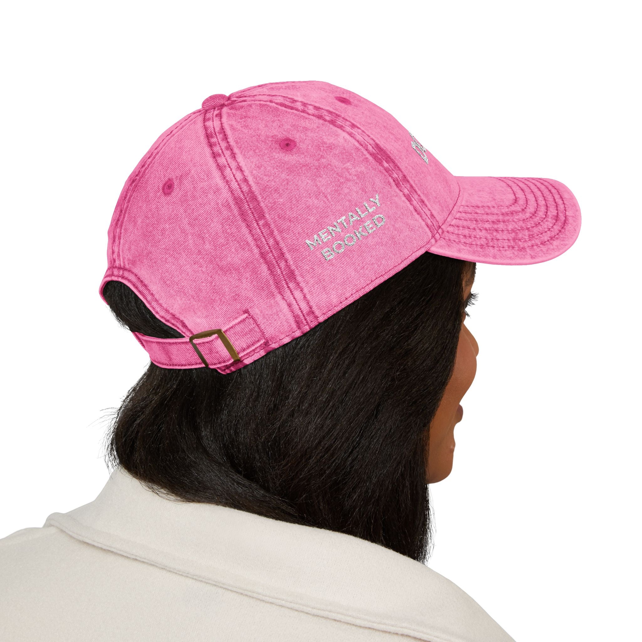 Vintage Embroidered Cap — "Don't Care" Distressed Baseball Hat