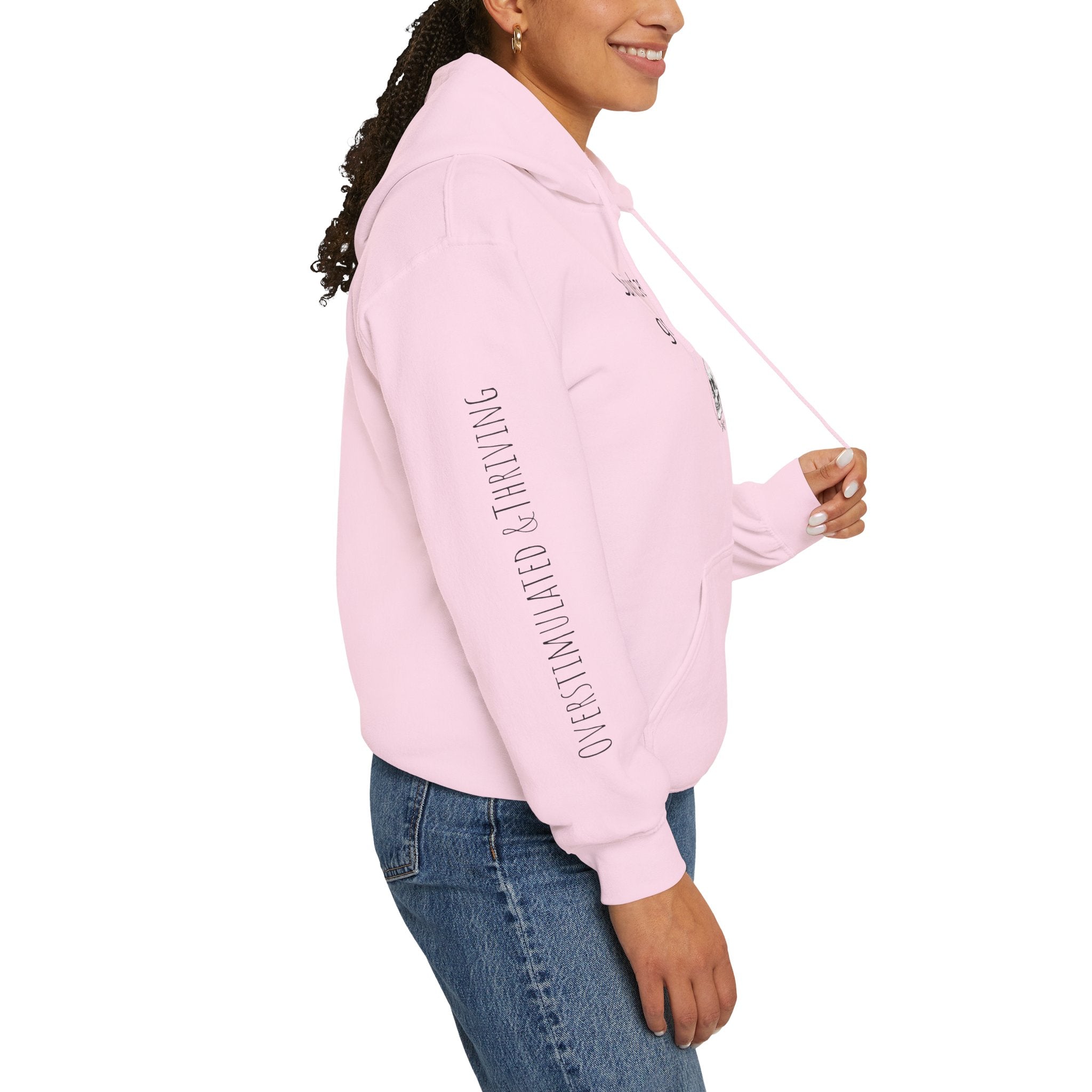 Hoodie — "Survived Another Group Chat" Funny Skull Graphic Hoodie