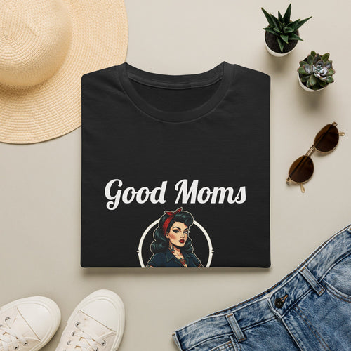 Good Moms Say Bad Words T-Shirt — Funny Retro Pinup Mom Tee