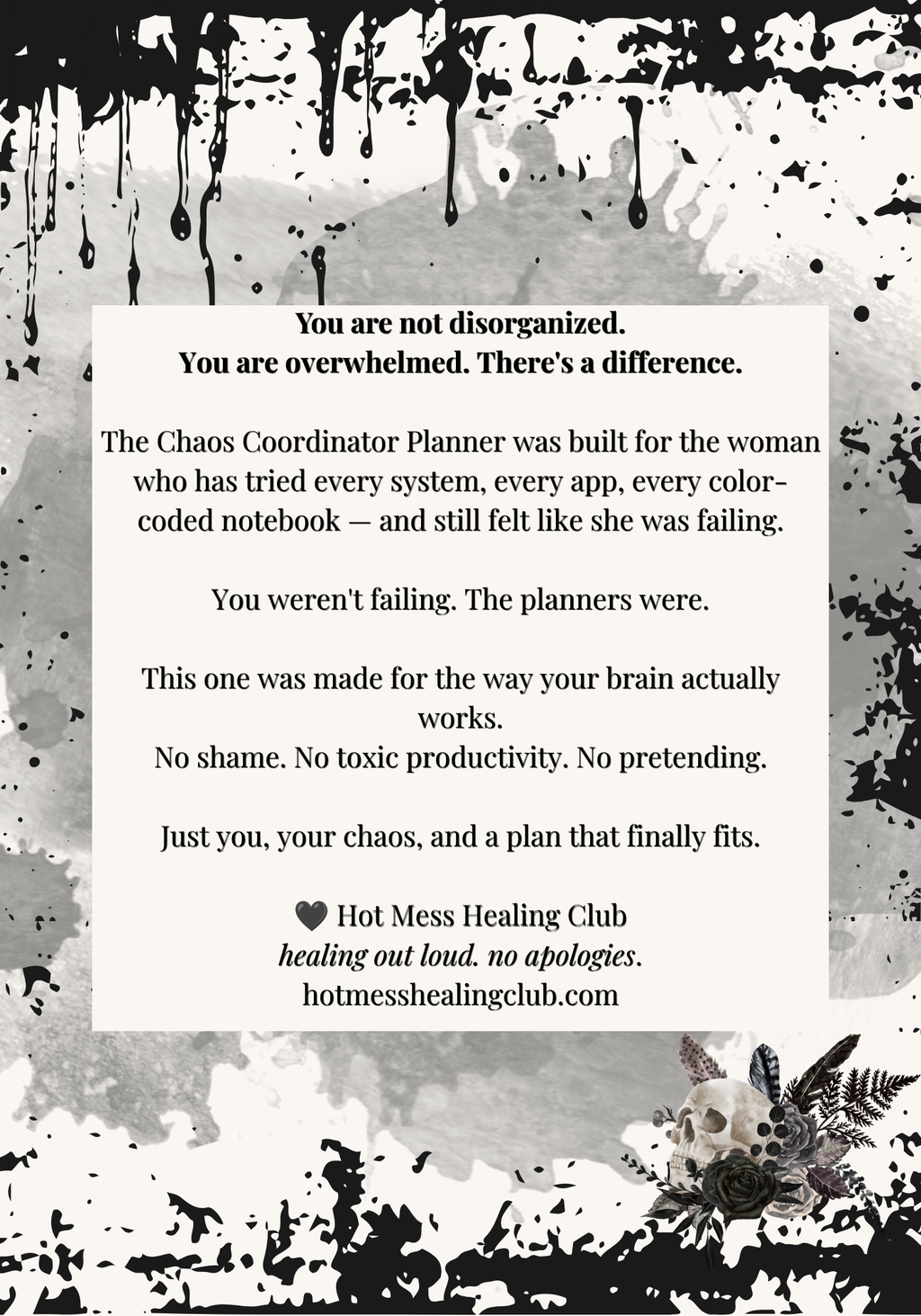 The Chaos Coordinator Planner | Undated 90-Day Planner for Overwhelmed Women