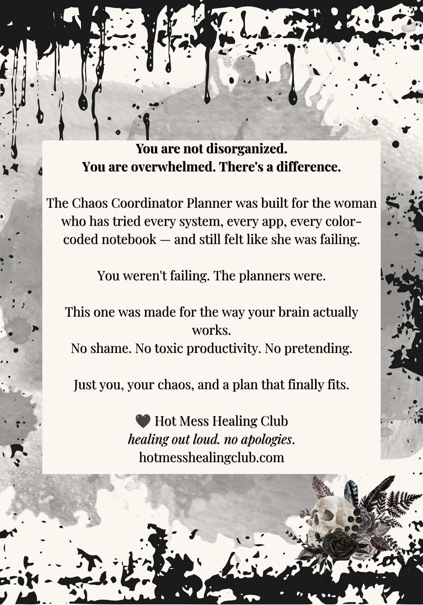 The Chaos Coordinator Planner | Undated 90-Day Planner for Overwhelmed Women